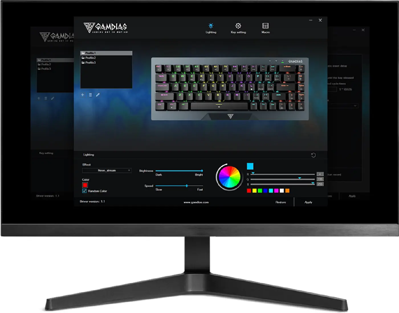 Gamdias HERMES M4 Full Keyboard