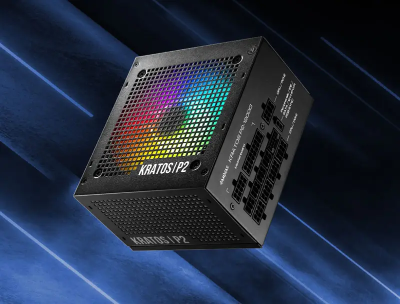Gamdias KRATOS P2-1200G RGB 1200W Modular Power Supply Overview