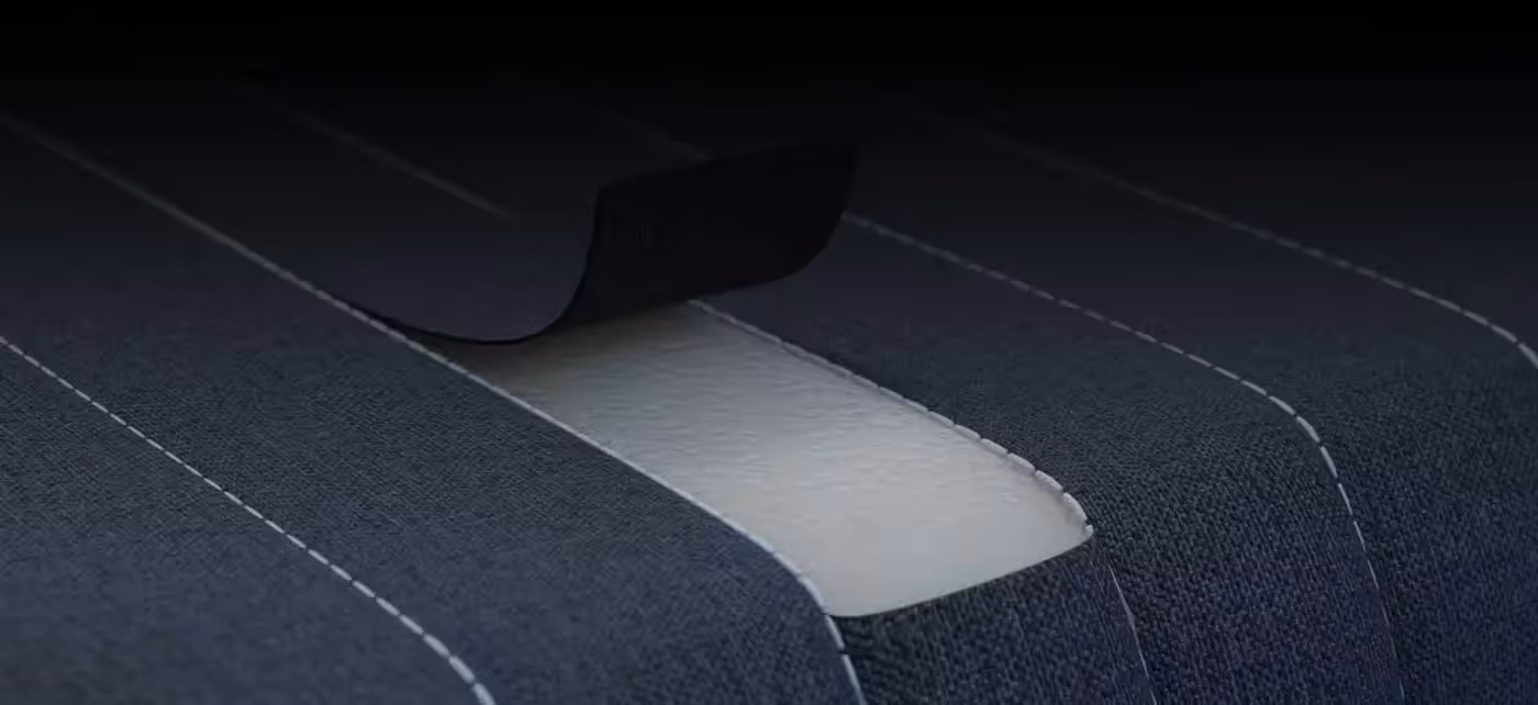 High resilience foam cushioning inside the Gamdias Zelus M3 Weave seat