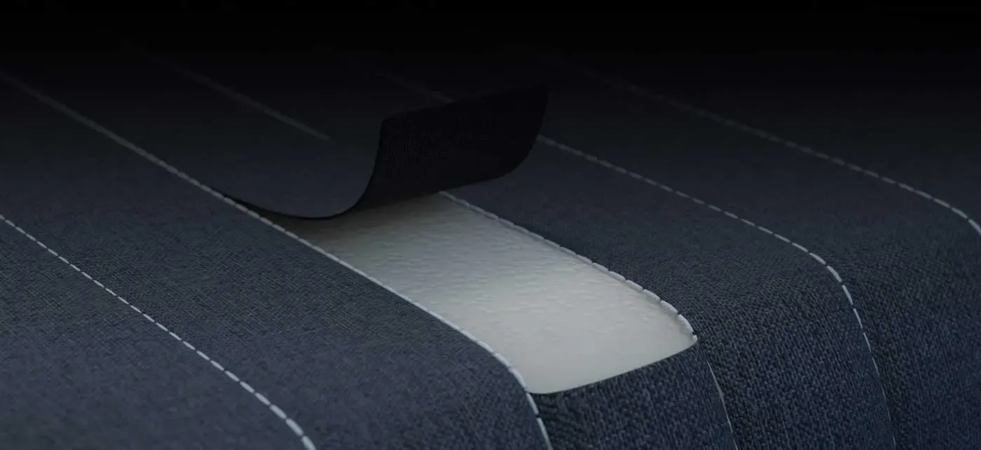 High-density foam cushioning of the Gamdias Zelus M3 gaming chair