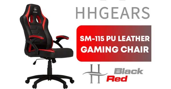 HHGears SM 115 Gaming Chair Black Red