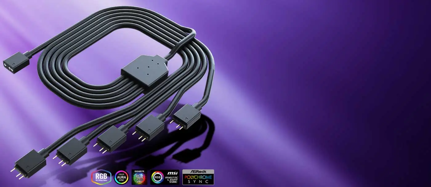 Cooler Master Addressable RGB 1-to-5 Splitter Cable