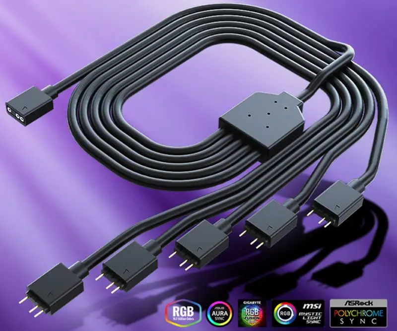 Cooler Master Addressable RGB 1-to-5 Splitter Cable