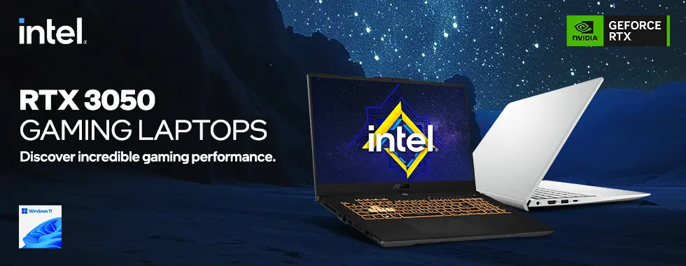 Intel RTX 3050 Gaming Laptop Deals