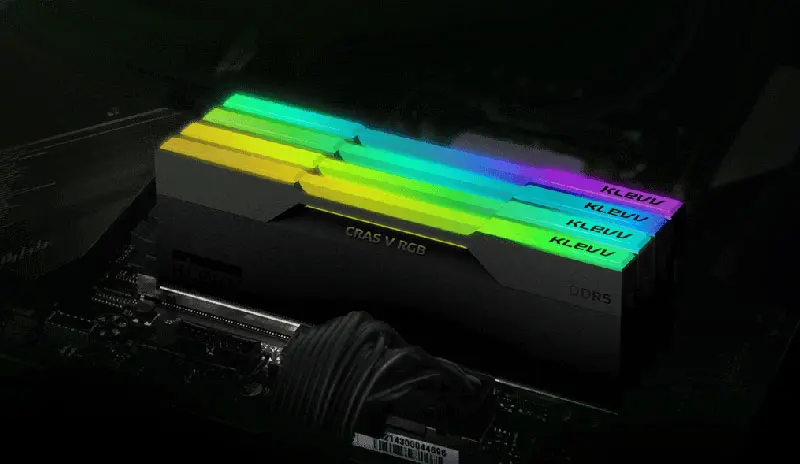 KLEVV CRAS V RGB 48GB (24GBx2) 7600MHz DDR5 Gaming RAM | Evetech