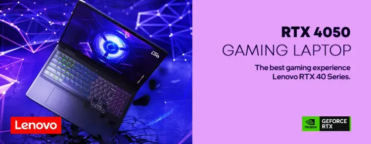 Lenovo RTX 4050 Gaming Laptop - High-Performance Gaming Notebook