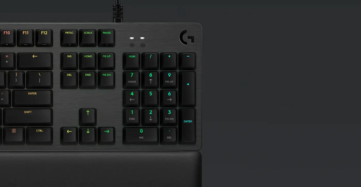 LOGITECH G513 Aircraft-Grade Aluminium Alloy Desktop View