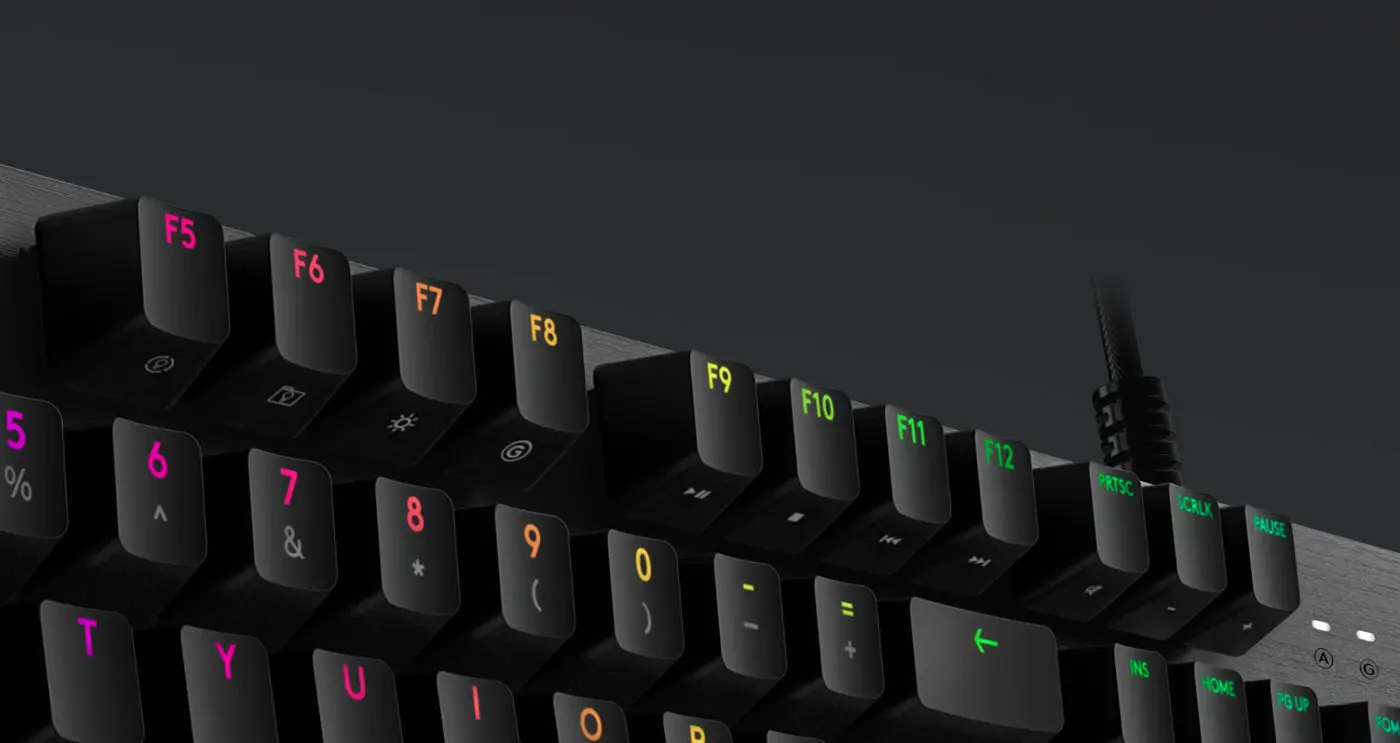 LOGITECH G513 Fully Functional Keys Desktop View