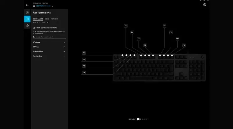 LOGITECH G513 Keyboard with Programmable Macros