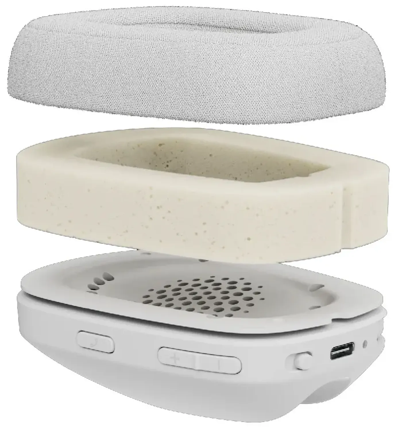 Comfortable Logitech Zone Vibe 100 Bluetooth headset featuring memory foam padding