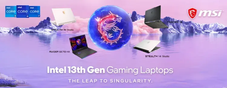 MSI 13th Gen Gaming Laptops with Powerful Performance