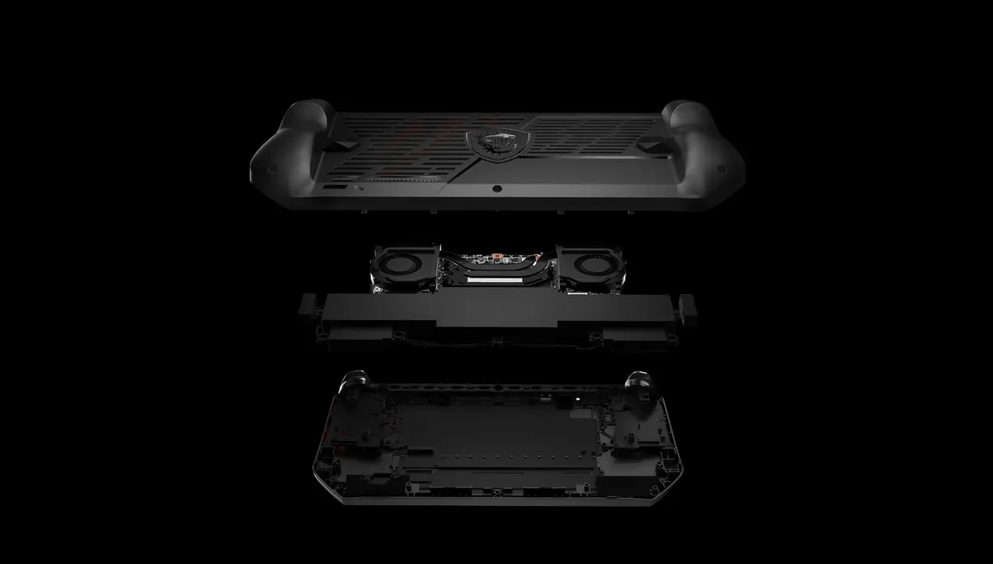 MSI Claw A1M Cooling System Overview