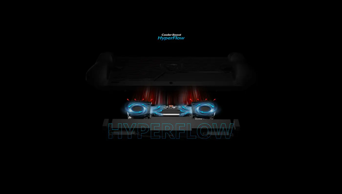 MSI Claw A1M Cooling Technology