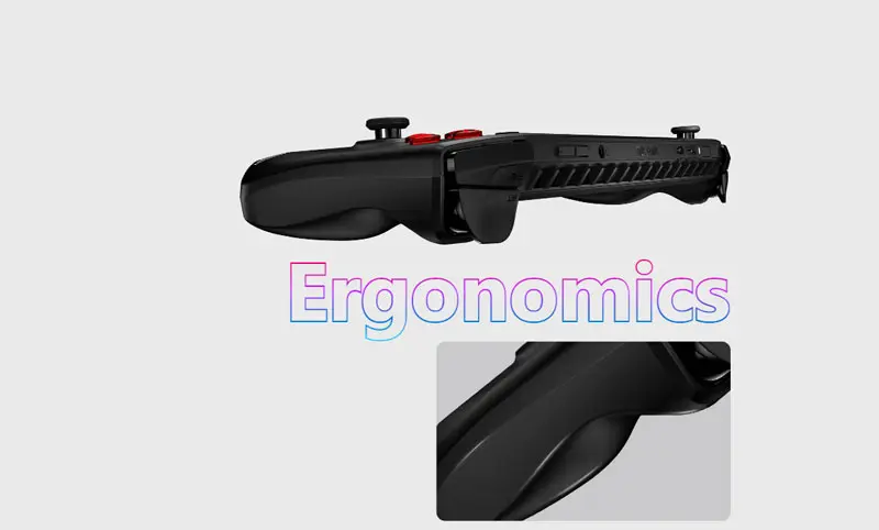 MSI Claw A1M Ergonomic Design