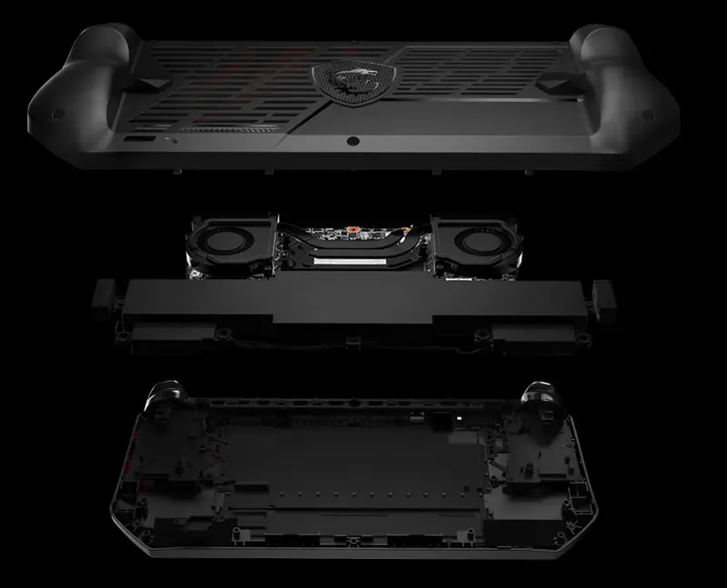 MSI Claw A1M Cooling System