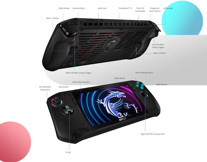 MSI Claw A1M Features