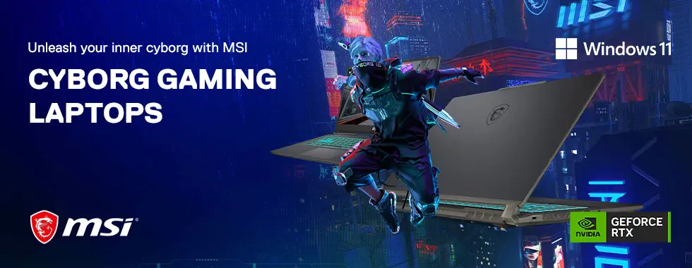 MSI Cyborg Gaming Laptops