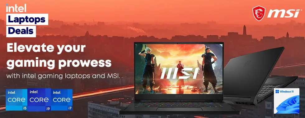 MSI Intel Gaming Laptop Deals