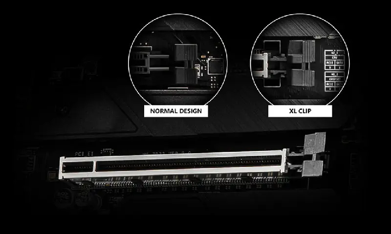 MSI PCI-E Clip Design