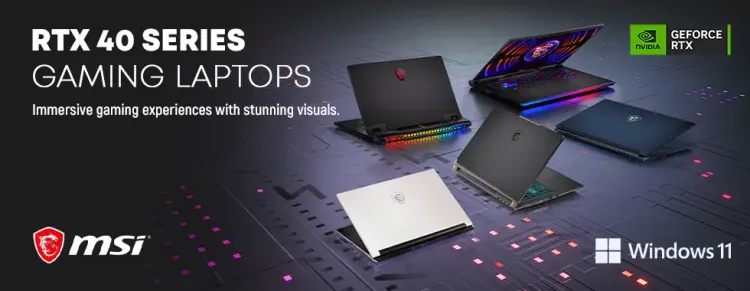 MSI RTX 40 Series Gaming Laptops 🚀