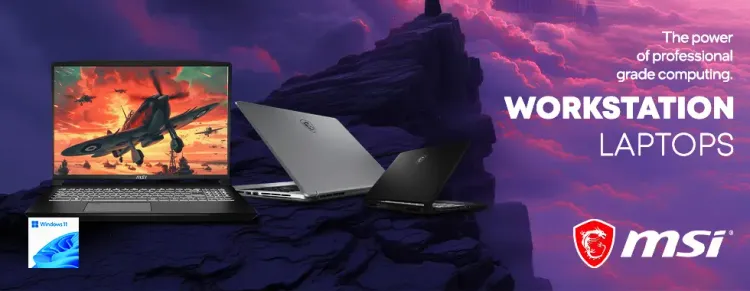 MSI Workstation Laptops - High Performance & Reliable