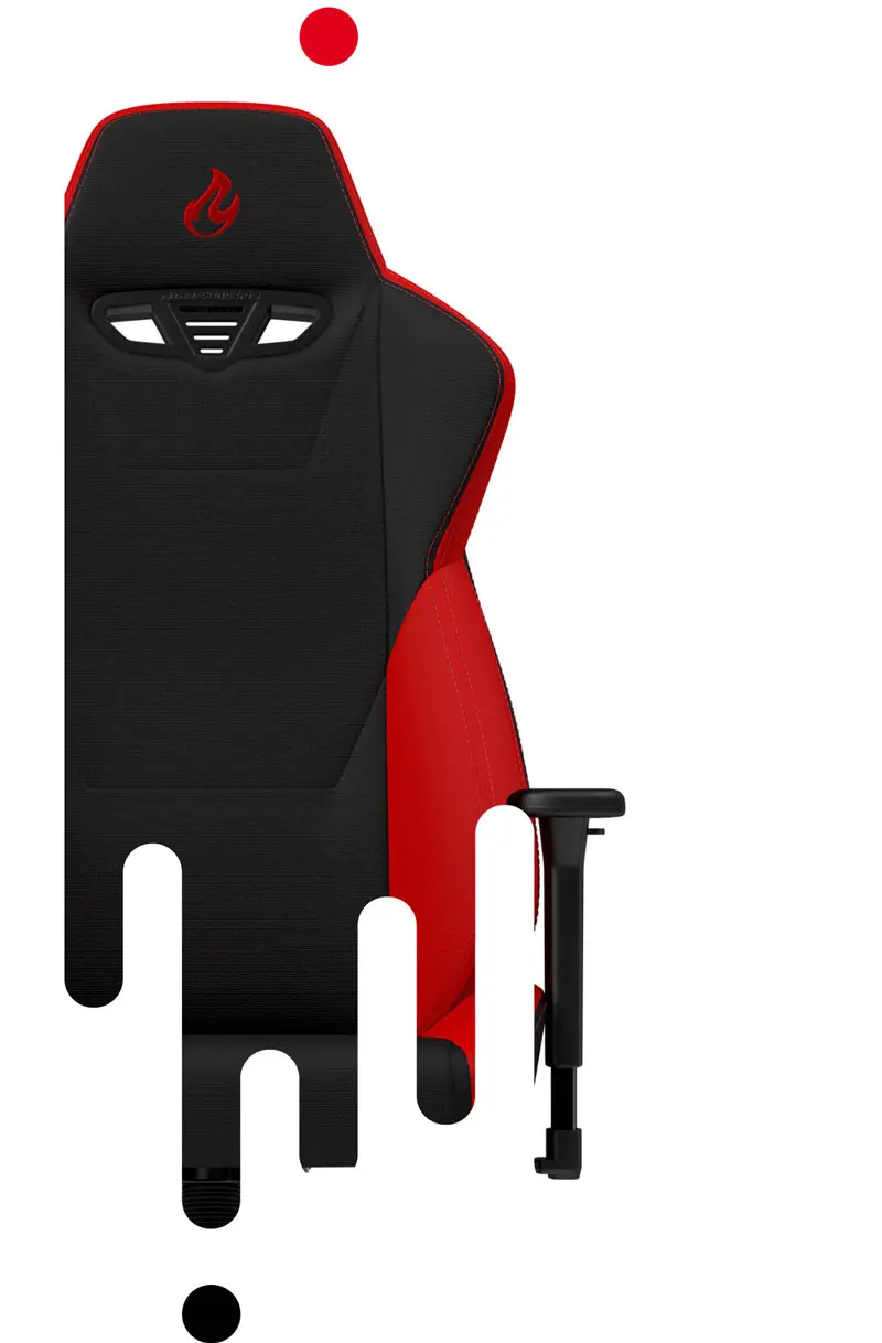 Nitro Concepts S300 Gaming Chair showcasing ergonomic design