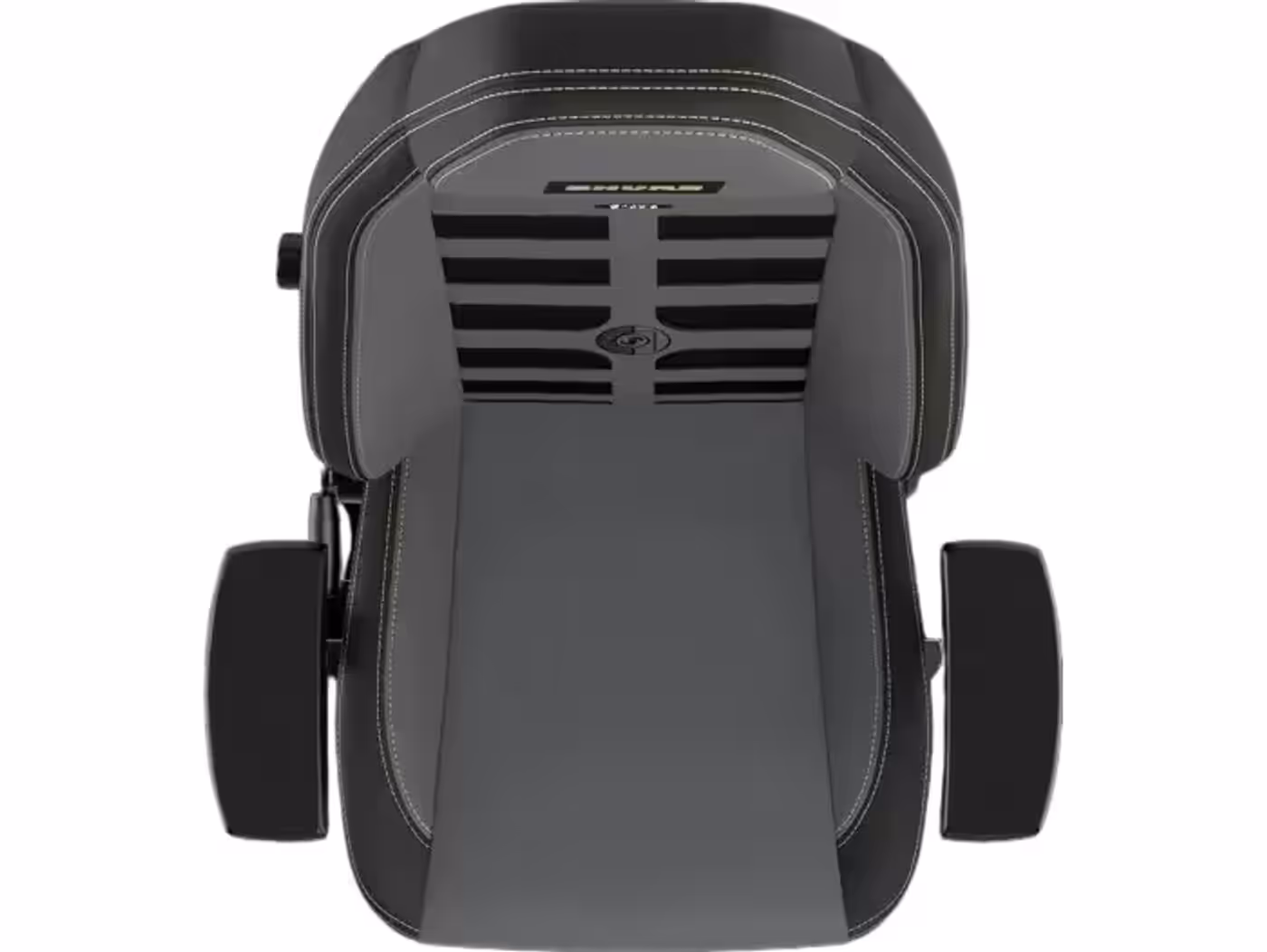 Spacious seat design of the Legend SHURE Edition gaming chair