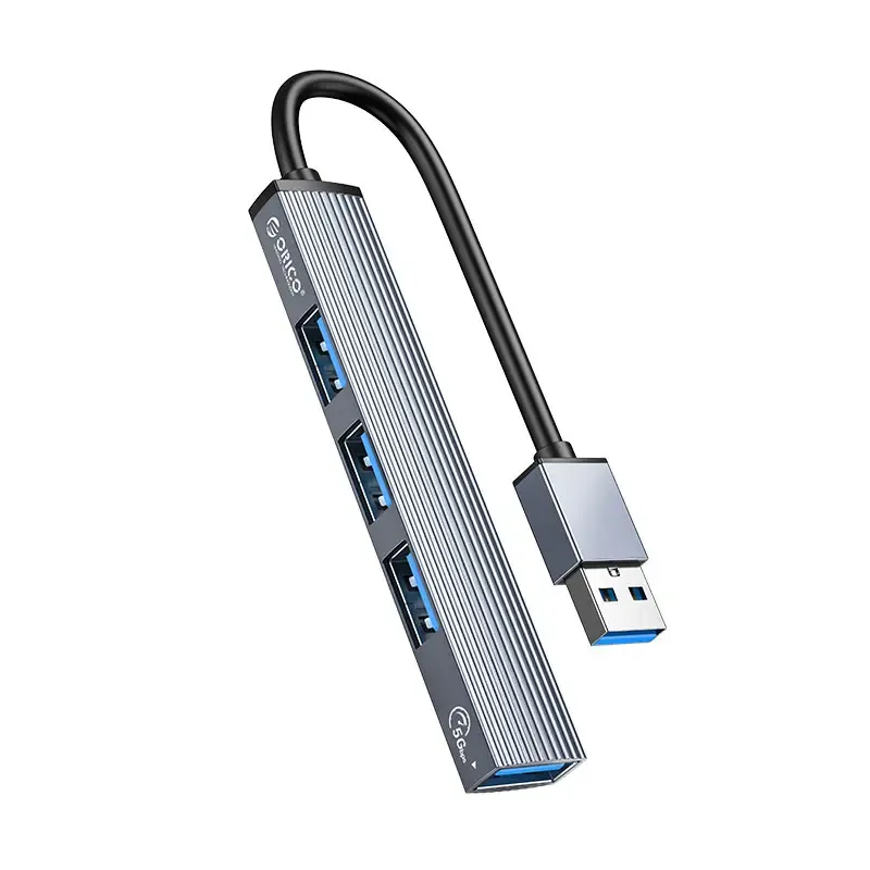 ORICO 4-port USB-A hub shown in overview with all four ports visible