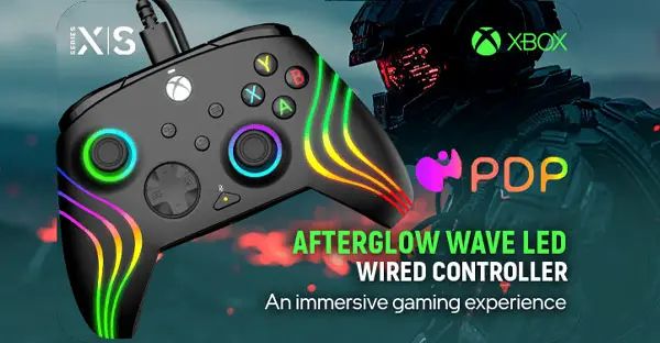 PDP Afterglow Wave LED Controller for Xbox - Enhance Your Gaming Experience