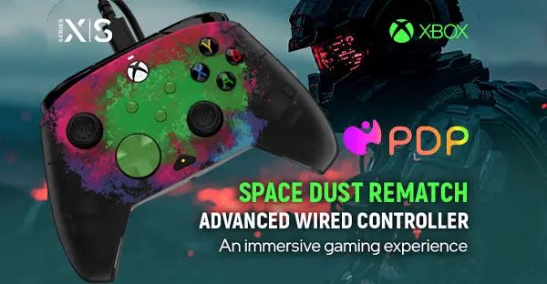 PDP Space Dust Rematch Advanced Wired Controller | High-Performance Gaming