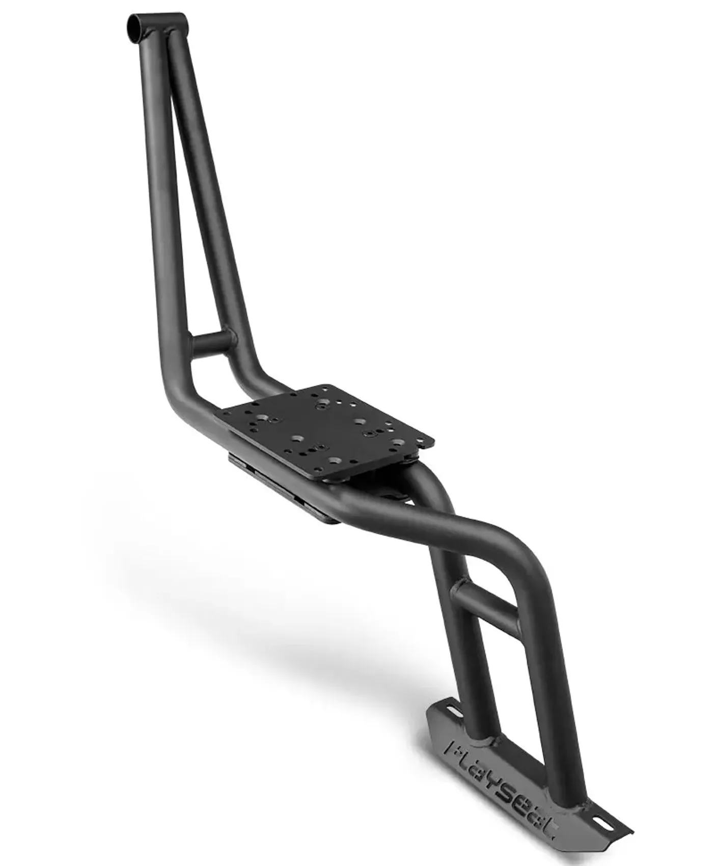 Playseat Sensation PRO Sim Platform mounted on the left of the cockpit with a gear shifter fitted
