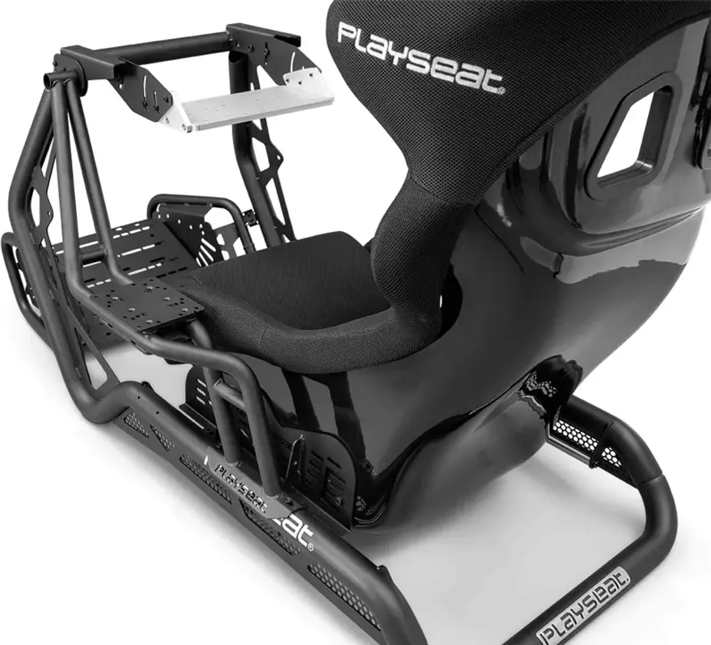 Adjustable mounting plate on the Playseat Sensation PRO Sim Platform