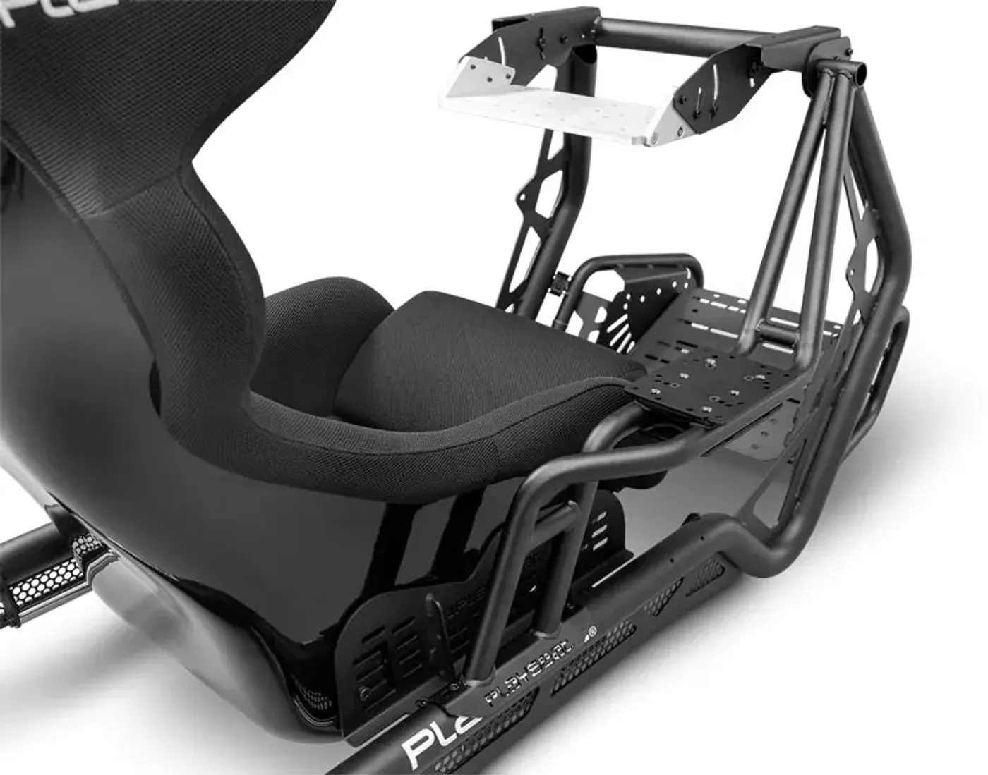 Side view of the Playseat Sensation Pro Sim Platform showing the adjustable mounting plate
