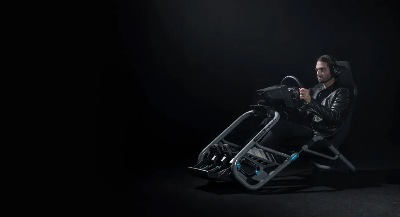 Playseat Trophy Logitech G Edition racing simulator seat shown from the side