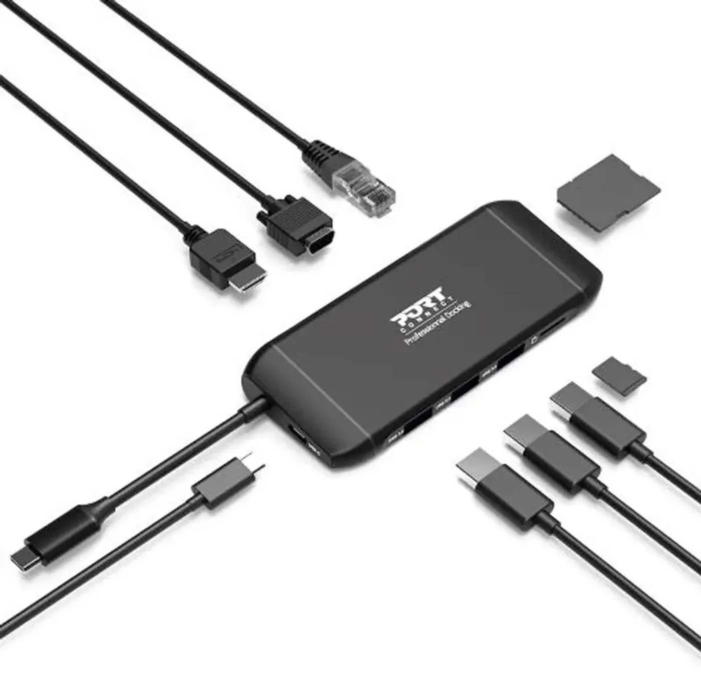 Port Designs USB-C docking station for universal laptop connectivity