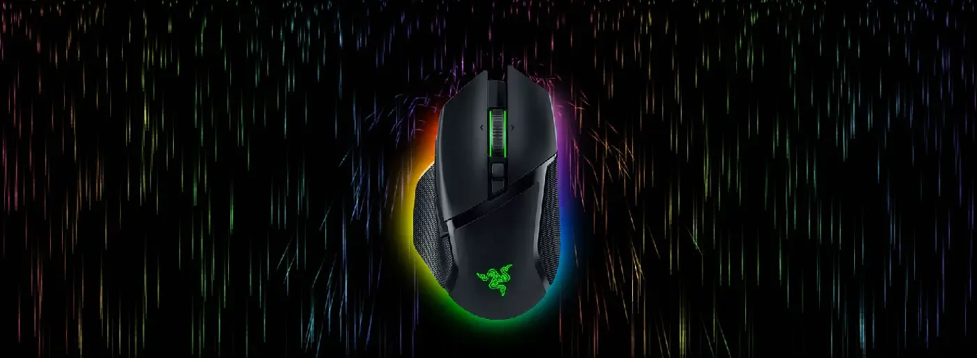 Razer Basilisk V3 Pro gaming mouse showcasing ergonomic design and advanced features
