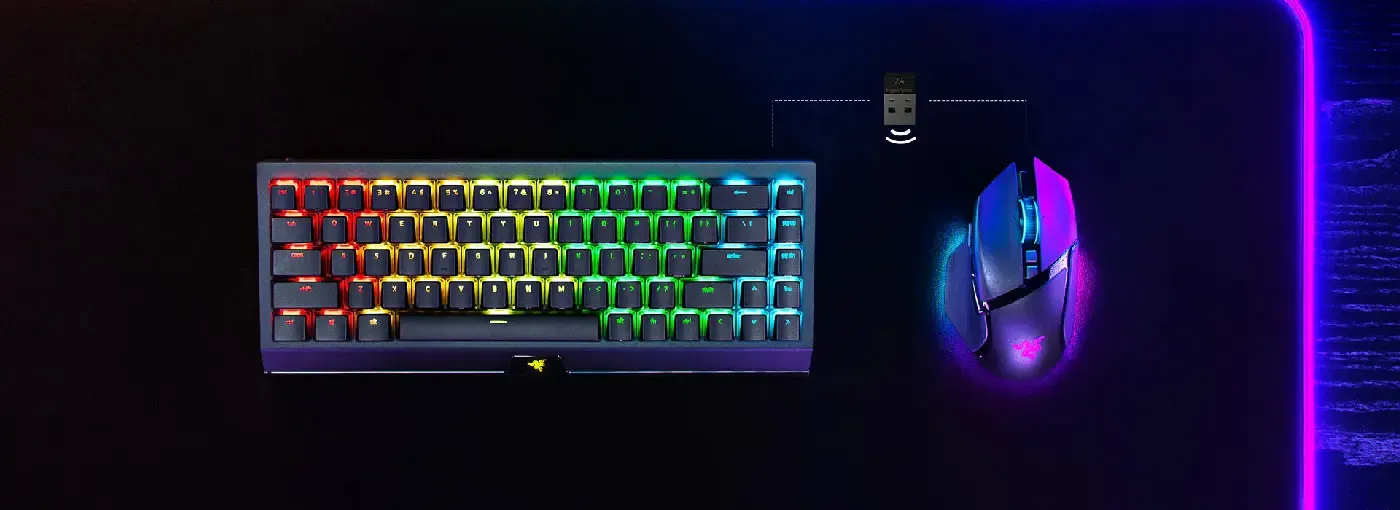 Razer HyperSpeed Wireless technology supporting multi-device connectivity