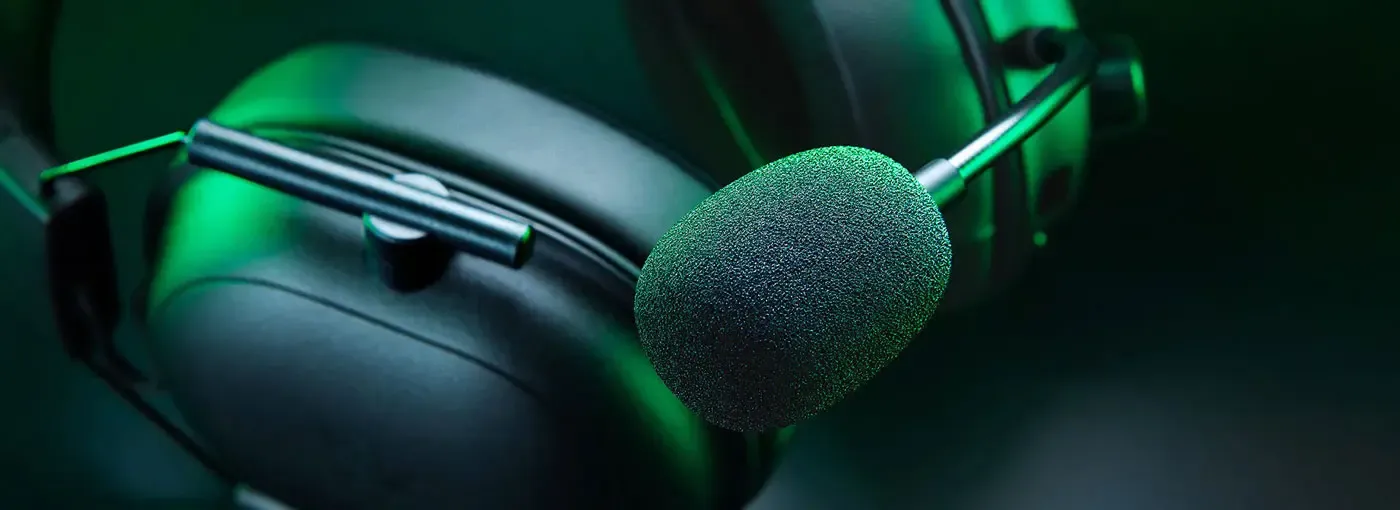 Razer HyperClear Super Wideband microphone providing pro-level voice quality