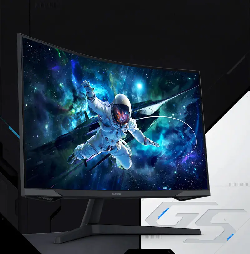 Samsung Odyssey G55C 27-Inch Curved Gaming Monitor - Mobile View