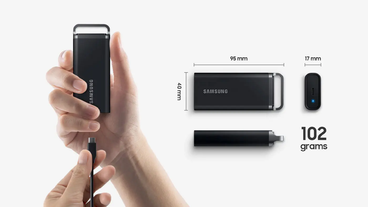 Samsung T5 EVO 2TB Portable SSD - Fast, Reliable, and Compact