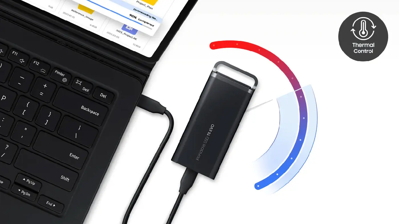 Samsung T5 EVO 4TB Portable SSD - High-Speed Storage Solution