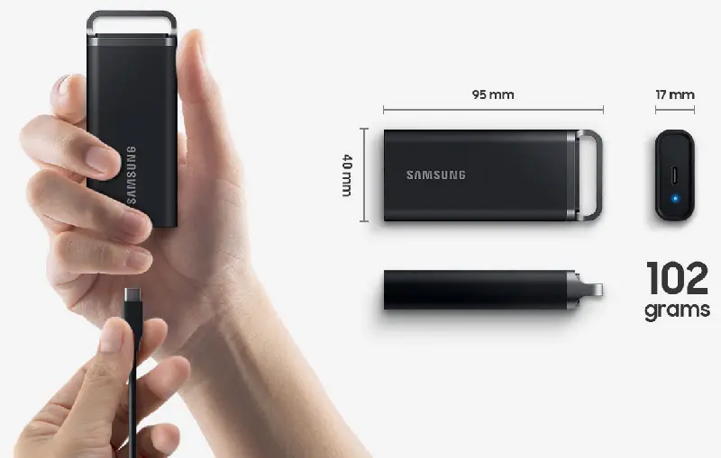 Samsung T5 EVO 4TB Portable SSD - High-Speed Storage Solution