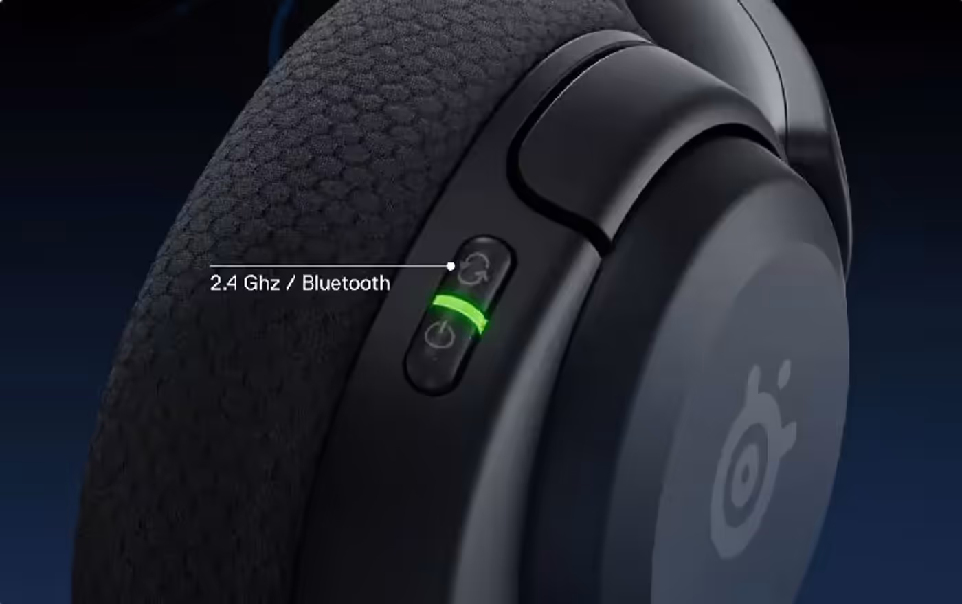 SteelSeries Arctis Nova 5 Wireless Gaming Headset with convenient on-ear audio controls