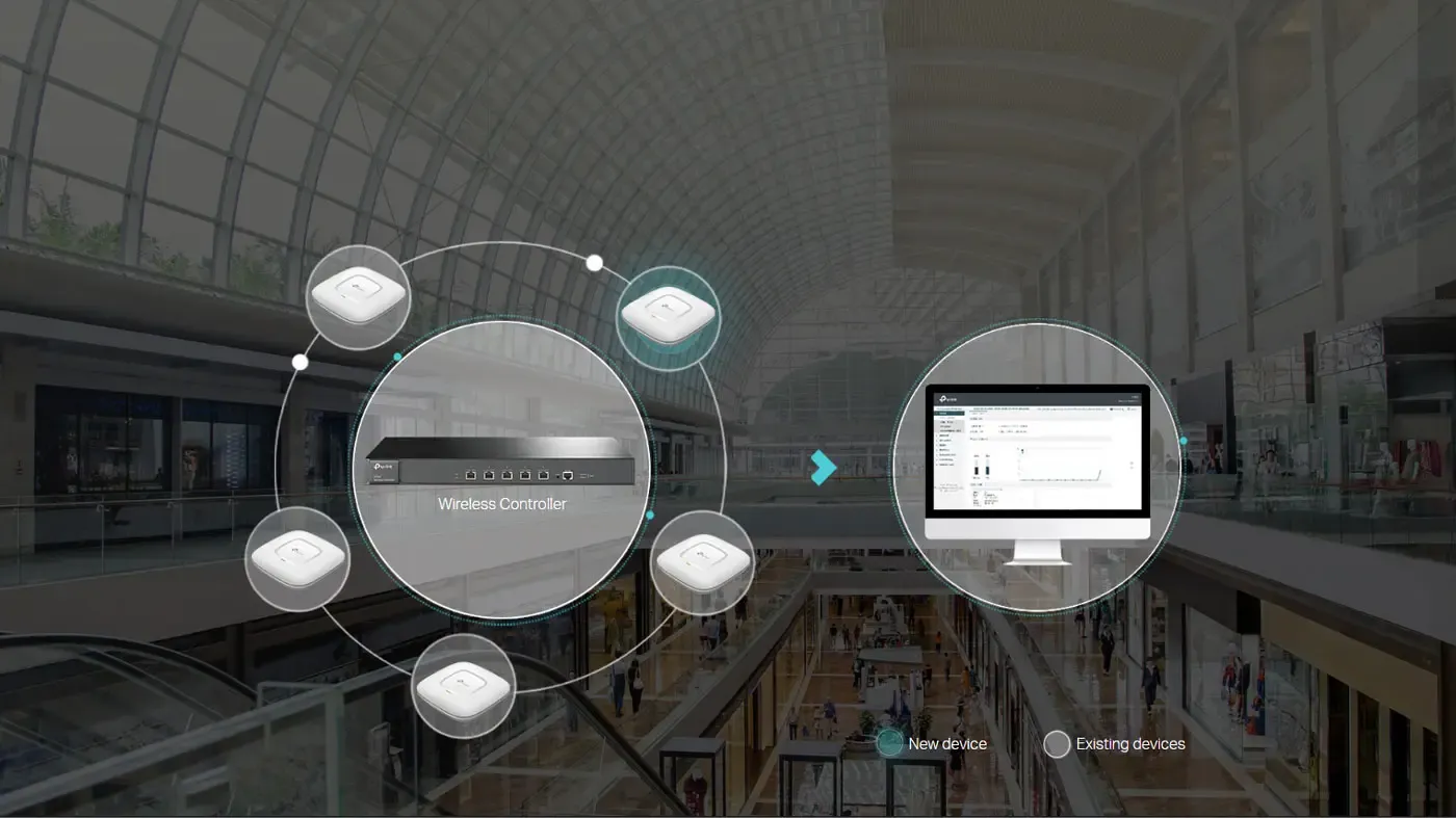 Automatic access point discovery on the TP-Link AC-500 controller