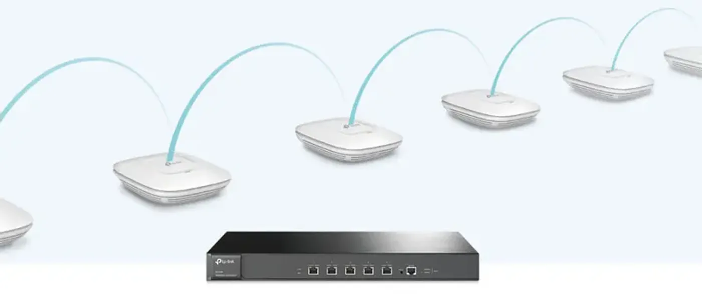 TP-Link AC-500 managing a large access point deployment
