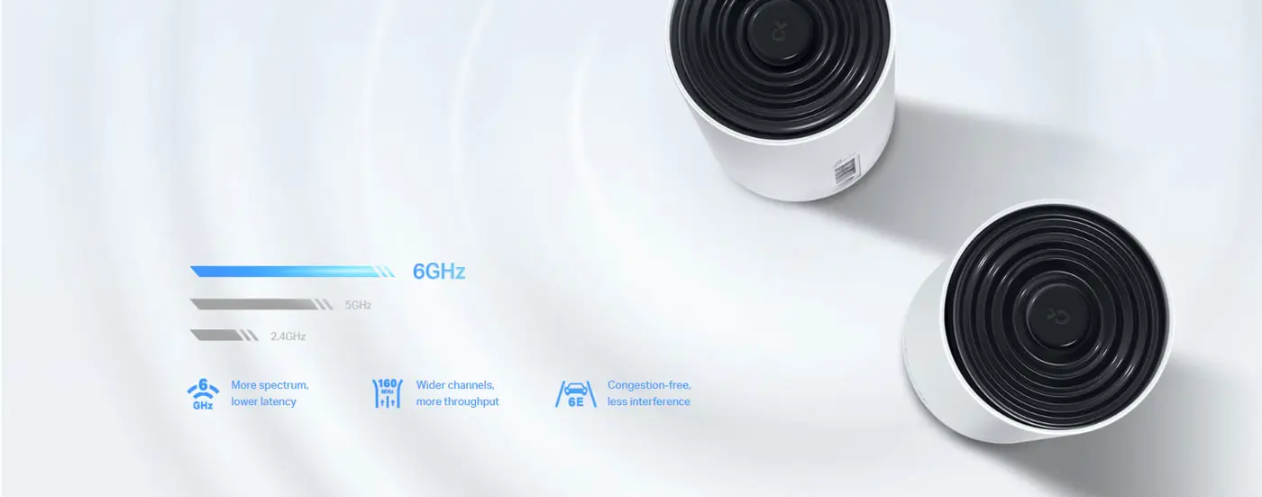 TP-LINK AXE5400 Deco XE75 6E Mesh System 3 Pack - High-Speed Wi-Fi