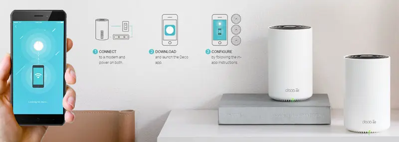 TP-LINK AXE5400 Deco XE75 6E Mesh System 3 Pack - High-Speed Wi-Fi