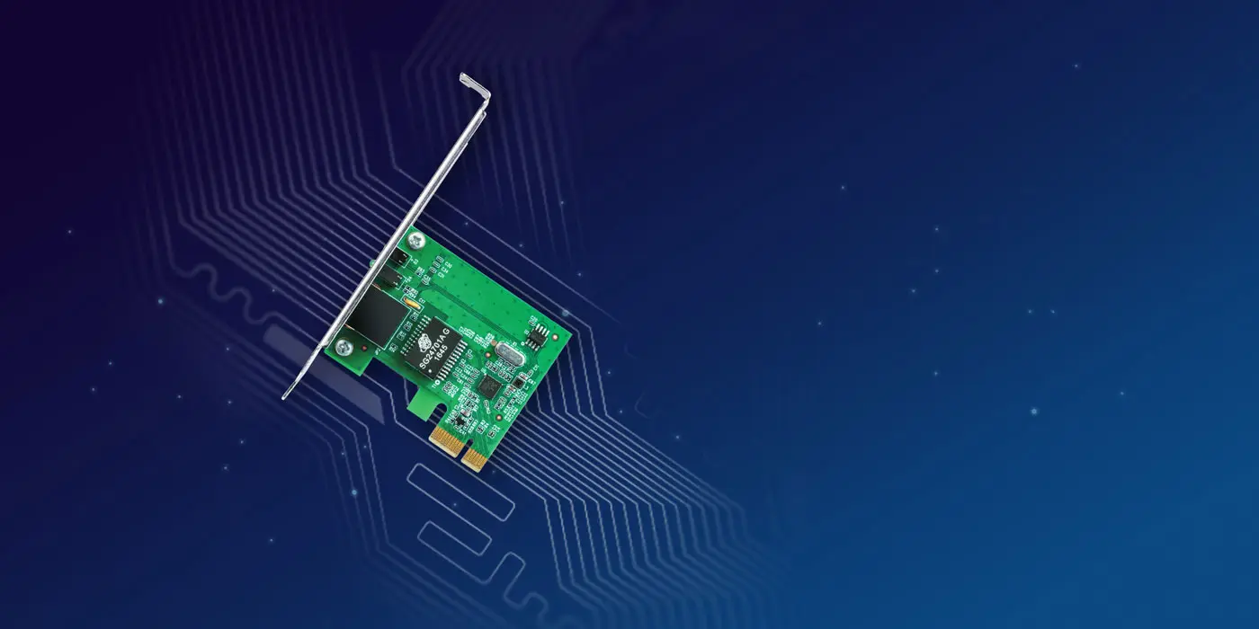 TP-LINK TG-3468 Gigabit PCI Express Network Adapter - Desktop View